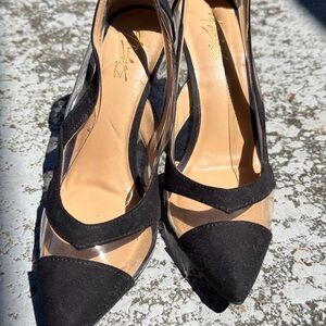 Thalia Sodi Black and Tan Heels